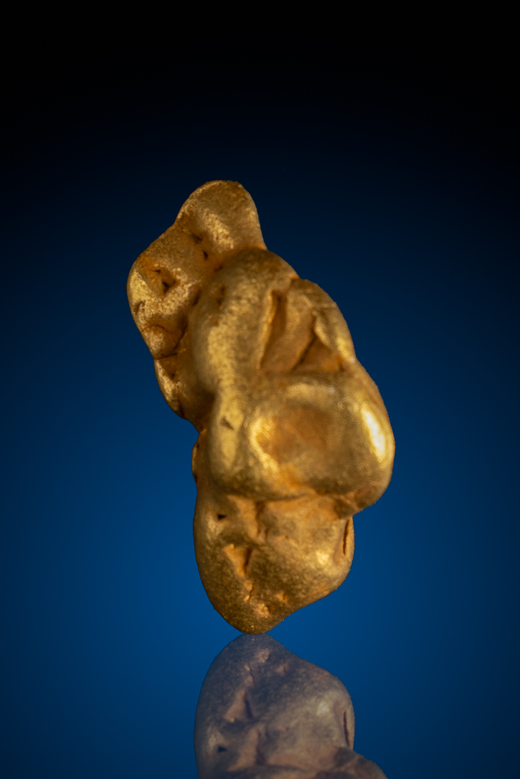 (image for) Rare River Worn American River Natural Gold Nugget - 7.03 grams